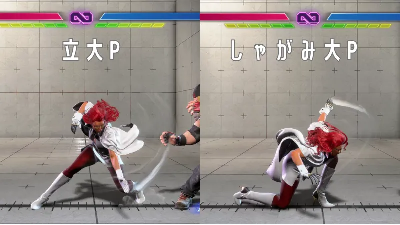 ヴァイパーのしゃがみ大Pと立大Pの画像
